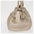 Salvatore Ferragamo Gancini Hand Bag Leather Champagne Gold Silver Auth 161013 Silvery Golden - view 4