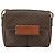 Céline Borsa a Spalla in Tela Macadam CELINE in Pelle PVC Marrone Oro Auth 161212 D'oro - vista 13