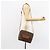 Céline Borsa a Spalla in Tela Macadam CELINE in Pelle PVC Marrone Oro Auth 161212 D'oro - vista 24