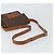 Céline Borsa a Spalla in Tela Macadam CELINE in Pelle PVC Marrone Oro Auth 161212 D'oro - vista 7