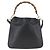 Borsa a mano in pelle Gucci Bamboo 2way Nera Oro 001 1638 Auth 159054 Nero D'oro - vista 2