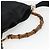 Borsa a mano in pelle Gucci Bamboo 2way Nera Oro 001 1638 Auth 159054 Nero D'oro - vista 7