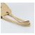Borsa a Spalla Gancini in Pelle Beige Oro Auth 161430 di Salvatore Ferragamo - vista 7