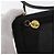 Portafoglio a spalla Salvatore Ferragamo Vala in pelle nera e oro Auth 159452 Nero D'oro - vista 17