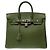 Haut à courroies Hermès Borsa HERMES Haut a Courroies in Pelle Verde - 103191