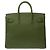 Haut à courroies Hermès Borsa HERMES Haut a Courroies in Pelle Verde - 103191 - vista 4