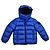 Doudoune bleue Moncler avec accents noirs