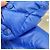 Doudoune bleue Moncler avec accents noirs - vue 4