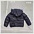 Doudoune bleue Moncler avec accents noirs - vue 6