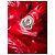 Giacca Piumino Rossa Lucida Moncler con Cappuccio e Pelliccia Rosso - vista 4
