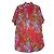 Blusa com estampa floral de glicínia vermelha Dolce & Gabbana Vermelho Verde Roxo