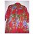 Blusa com estampa floral de glicínia vermelha Dolce & Gabbana Vermelho Verde Roxo - vista 3