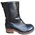 Botines Ash de cuero negro