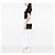 Crossbody Vicky medio in vernice nera di Saint Laurent Nero - vista 7