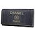 Chanel Deauville Canvas Langbörse Schwarz