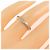 Cartier Ballerina 3-teiliger Platinring - Ansicht 5