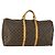 Borsa Keepall Louis Vuitton in tela Monogram 60 Marrone