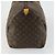 Borsa Keepall Louis Vuitton in tela Monogram 60 Marrone - vista 3