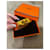 Bracelete Hermès Kelly Double Tour Laranja Gold hardware  - vista 4