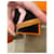 Bracelete Hermès Kelly Double Tour Laranja Gold hardware  - vista 8