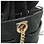 Borsa a spalla in pelle nera Gancini di Salvatore Ferragamo Nero - vista 9