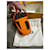 Fendi Zucca Eimer Charm Braun Orange  - Ansicht 3