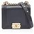 Sac à épaule Chanel Boy en cuir bleu marine