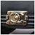 Sac à épaule Chanel Boy en cuir bleu marine - vue 6