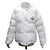NUEVO ABRIGO PUFFER CON CAPUCHA LOUIS VUITTON 38 M 1AC4JE Blanco