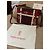 Borsa a tracolla Roberta di Camerino in tela bordeaux e bianca Bianco Rosso D'oro Bordò - vista 13