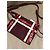 Borsa a tracolla Roberta di Camerino in tela bordeaux e bianca Bianco Rosso D'oro Bordò - vista 3