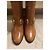 Zadig & Voltaire Botas altas de couro marrom com fivela dourada - vista 11