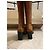 Zadig & Voltaire Botas altas de couro marrom com fivela dourada - vista 12