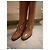 Zadig & Voltaire Botas altas de couro marrom com fivela dourada - vista 9