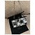 Clutch argentata con paillettes di Karl Lagerfeld Nero Argento - vista 2