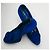 Décolleté Sergio Rossi in suede blu con plateau Nero - vista 3