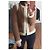 Giacca in pelle di pecora American Retro camel Cammello - vista 11