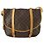 Borsa Saumur Louis Vuitton in tela Monogram 43 Marrone - vista 2