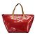 Borsa Bellevue Monogram Vernis PM Louis Vuitton Rosso