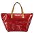 Borsa Bellevue Monogram Vernis PM Louis Vuitton Rosso - vista 2