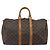 Borsa Keepall Louis Vuitton in tela Monogram 45 Marrone - vista 2