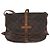 Borsa Saumur Louis Vuitton in tela Monogram 30 Marrone - vista 2