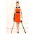 Mini Falda Miu Miu Naranja de Jersey - vista 2