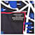 Sciarpa Hermès Carré 90 Nero Rosso Blu  - vista 5