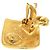 Vintage Coco Mark Gold Clip Ohrringe von Chanel Golden - Ansicht 10