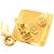 Vintage Coco Mark Gold Clip Ohrringe von Chanel Golden - Ansicht 6
