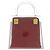 Borsa a mano in acrilico e metallo Gancini di Salvatore Ferragamo Rosso D'oro - vista 3