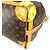 Louis Vuitton Monogram Summer Trunk Keepall Bandoulière 50 Marrone Rosa - vista 6