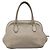 Borsa a mano FENDI Celeria in pelle beige argento Auth hk3299 - vista 2