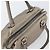 Borsa a mano FENDI Celeria in pelle beige argento Auth hk3299 - vista 6